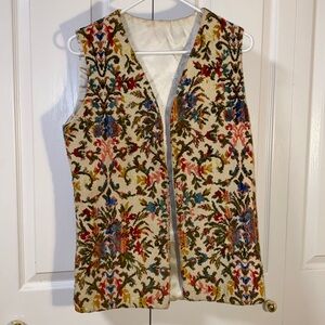 Insane vintage couch vest!